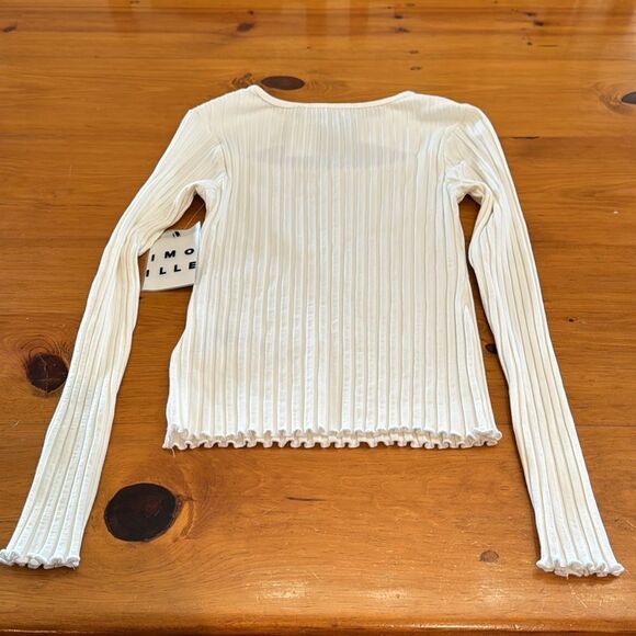 NWT Simon Miller Kai Cutout Top in Macadamia - Picture 8 of 14